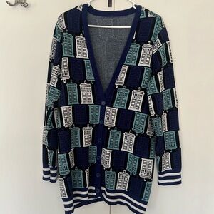 Doctor Who cardigan. Size XL